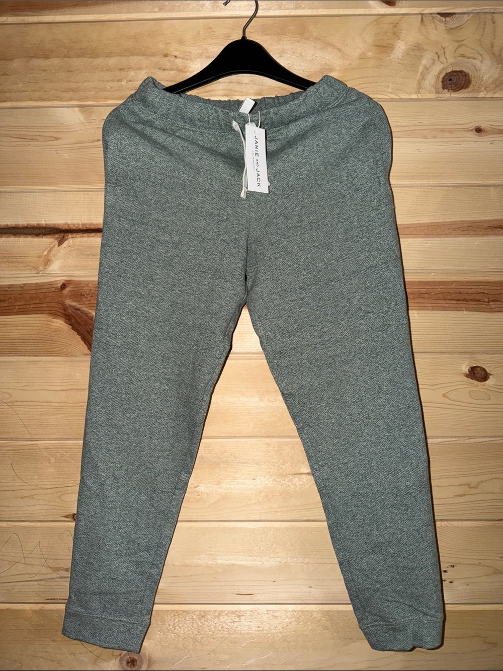Janie and Jack Heather Gray Jogger Sweatpants